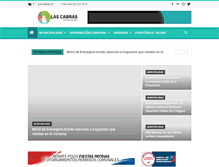 Tablet Screenshot of lascabrasmunicipalidad.cl